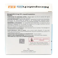 Nicopatch Lib 14 mg / 24 h patch nicotine