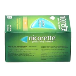 Nicorette 2 mg fruits gomme