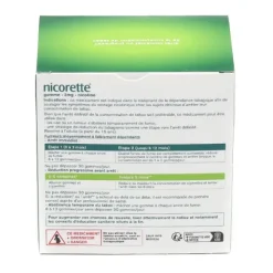 Nicorette 2 mg fruits gomme