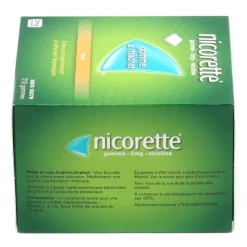Nicorette 2 mg fruits gomme