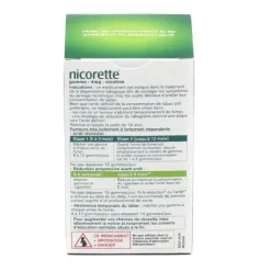 Nicorette 4 mg fruits gommes
