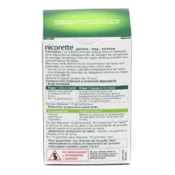 Nicorette 4 mg gommes