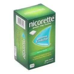 Nicorette 2 mg menthe fraîche gomme