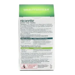 Nicorette 4 mg menthe fraîche gomme