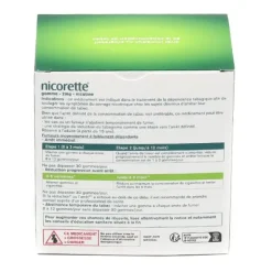 Nicorette 2 mg menthe glaciale gomme