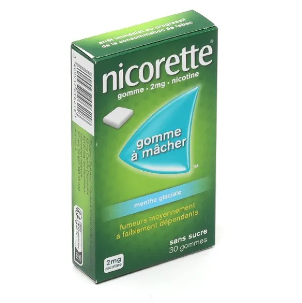 Nicorette 2 mg menthe glaciale gomme