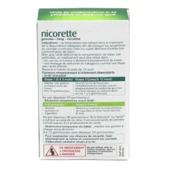 Nicorette 2 mg menthe glaciale gomme