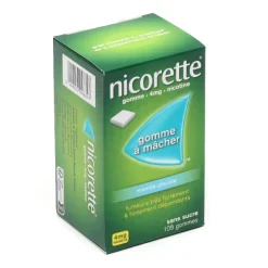 Nicorette 4 mg menthe glaciale gomme
