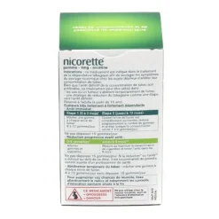 Nicorette 4 mg menthe glaciale gomme