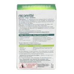 Nicorette 4 mg menthe glaciale gomme