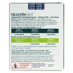 NicoretteSkin 10 mg/16 h patchs