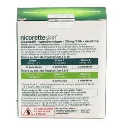 NicoretteSkin patch nicotine 25 mg/16 h