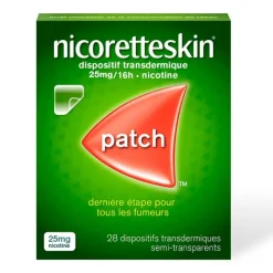 NicoretteSkin patch nicotine 25 mg/16 h