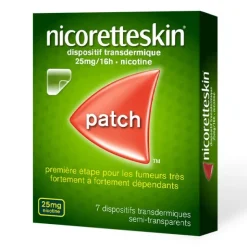 NicoretteSkin patch nicotine 25 mg/16 h