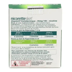 NicoretteSkin patch nicotine 25 mg/16 h