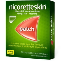 NicoretteSkin patch nicotine 15 mg/16 h