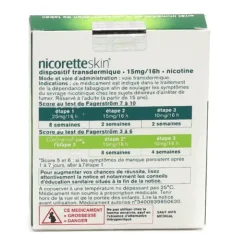 NicoretteSkin patch nicotine 15 mg/16 h
