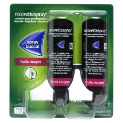 NicoretteSpray 1 mg fruits rouges
