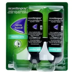 Nicorette Spray 1 mg menthe verte