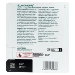 Nicorette Spray 1 mg menthe verte