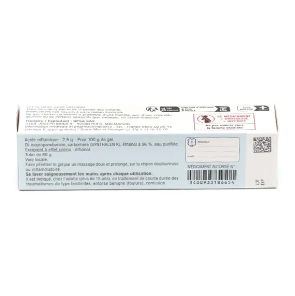 Niflugel gel anti inflammatoire