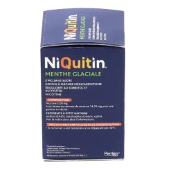 Niquitin 2 mg menthe glaciale gomme