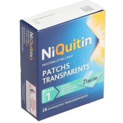 Niquitin patch anti tabac 21 mg/24 h