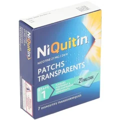 Niquitin patch anti tabac 21 mg/24 h
