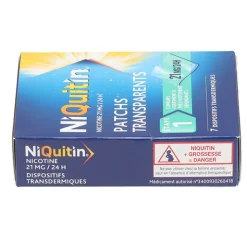 Niquitin patch anti tabac 21 mg/24 h