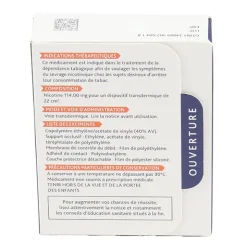 Niquitin patch anti tabac 21 mg/24 h