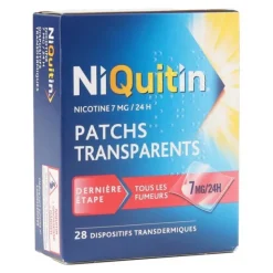 Niquitin patch nicotine 7 mg/24 h