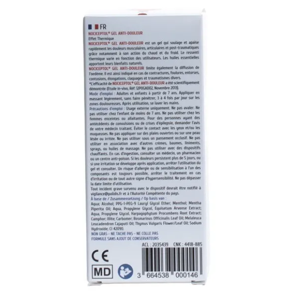 Nociceptol gel de massage anti-douleur