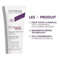 Noreva Cicadiane Repair+ Crème réparatrice apaisante