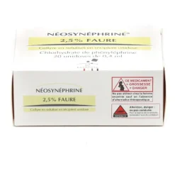 Néosynéphrine 2,5 % Faure unidoses