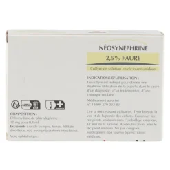 Néosynéphrine 2,5 % Faure unidoses