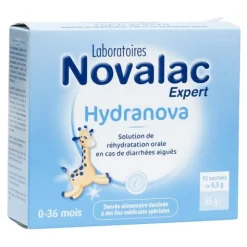 Novalac Hydranova Solution de réhydratation orale sachets