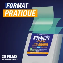Novanuit Flash mélatonine 1,9 mg films orodispersibles