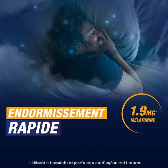 Novanuit Flash mélatonine 1,9 mg films orodispersibles