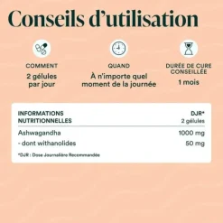 Novoma Ashwagandha bio KSM 66 gélules