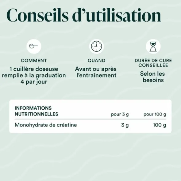 Novoma Créatine Créapure poudre