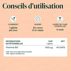Novoma Vitamine B12 gélules