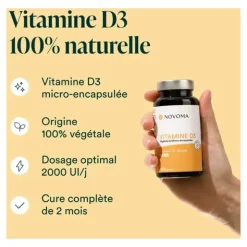 Novoma Vitamine D3 gélules