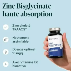 Novoma Zinc bisglycinate gélules