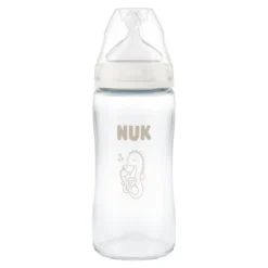 Nuk Biberon verre First Choice Temperature Control débit moyen 240 ml