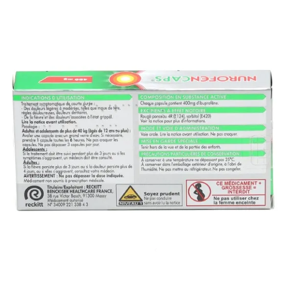 NurofenCaps 400 mg capsule