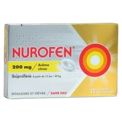 Nurofen 200 mg citron comprimé orodispersible