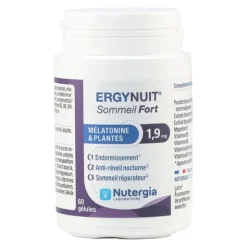Nutergia ErgyNuit Sommeil Fort 1,9 mg gélules