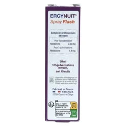 Nutergia Ergynuit Spray Flash Mélatonine 1,9 mg
