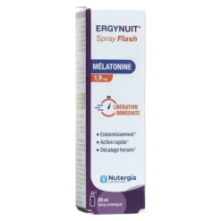 Nutergia Ergynuit Spray Flash Mélatonine 1,9 mg