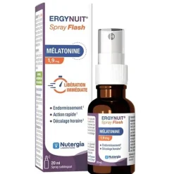 Nutergia Ergynuit Spray Flash Mélatonine 1,9 mg
